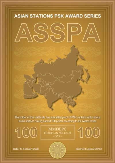 ASSPA 100 Diplom