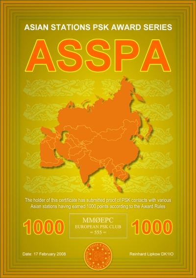 ASSPA 1000 Diplom