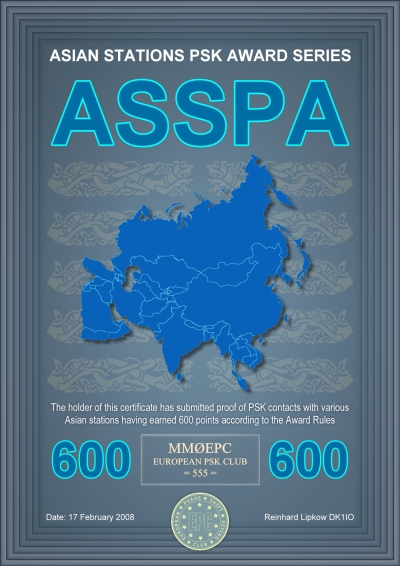ASSPA 600 Diplom