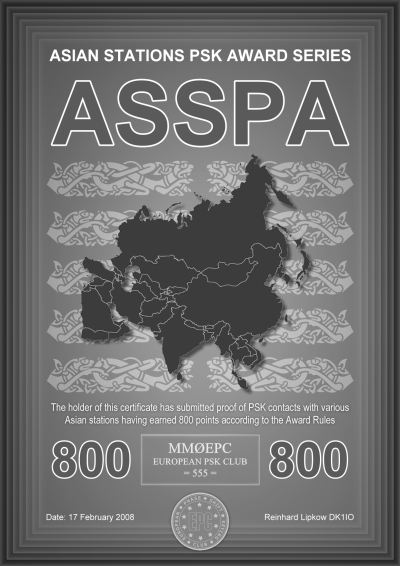 ASSPA 800 Diplom